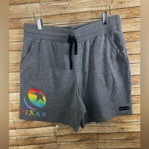 Disney Pixar size L Pride shorts gray